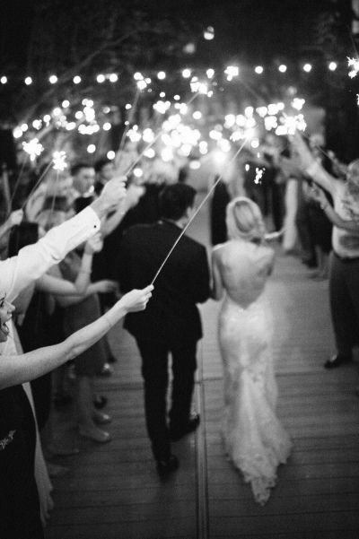 20 Magical Wedding Sparkler Send-Offs for Your Wedding 20 Magical Wedding Sparkler Send-Offs for Your Wedding