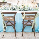 20 Chic Wedding Chair Decoration Ideas for Bride and Groom_007