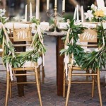 20 Chic Wedding Chair Decoration Ideas for Bride and Groom_010
