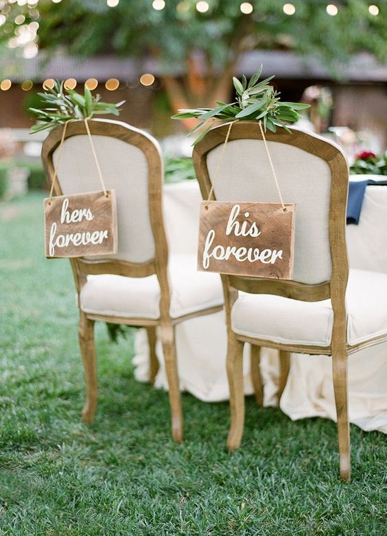 20 Chic Wedding Chair Decoration Ideas for Bride and Groom 20 Chic Wedding Chair Decoration Ideas for Bride and Groom