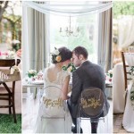 Chic Wedding Chair Decoration Ideas for Bride and Groom
