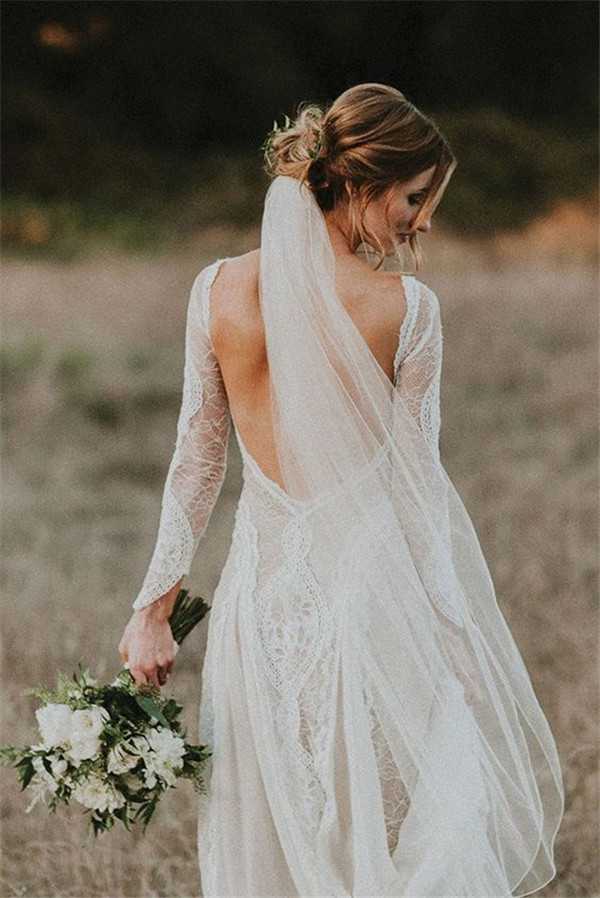 18 Sexy and Breath-taking Backless Wedding Dresses