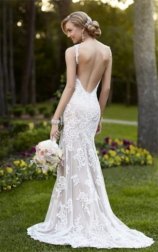 18 Sexy and Breath-taking Backless Wedding Dresses