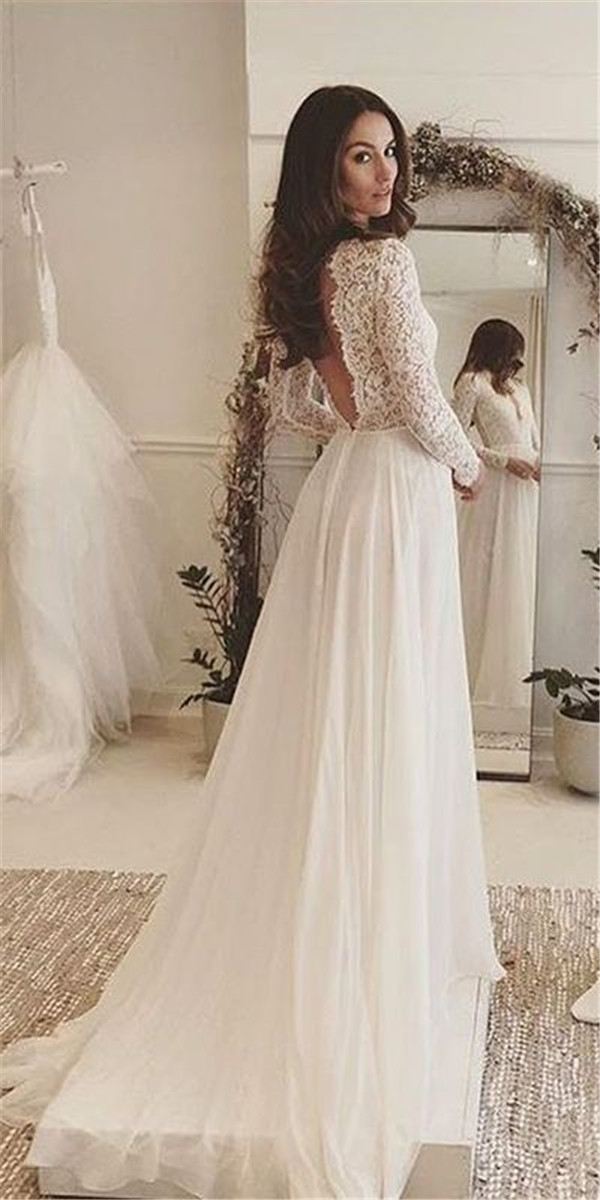 18 Sexy and Breath-taking Backless Wedding Dresses