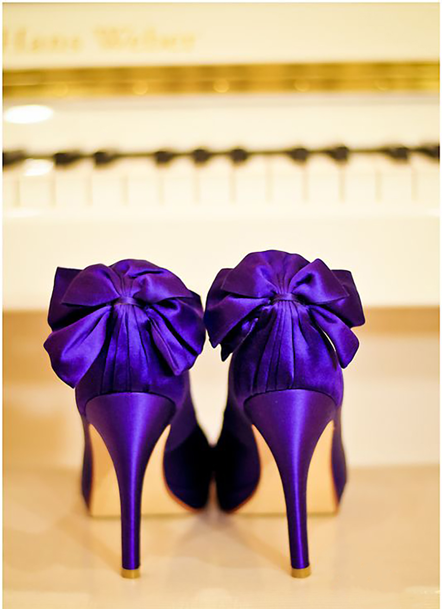 Amazing Purple Wedding Shoes!