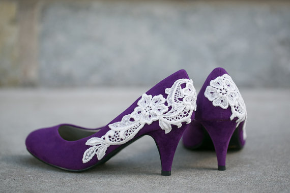 Amazing Purple Wedding Shoes!