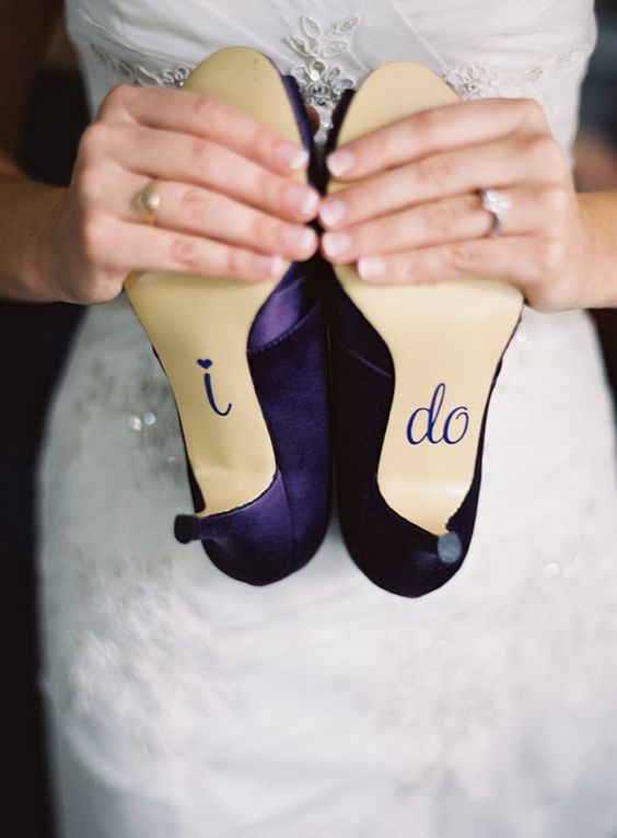 Amazing Purple Wedding Shoes!