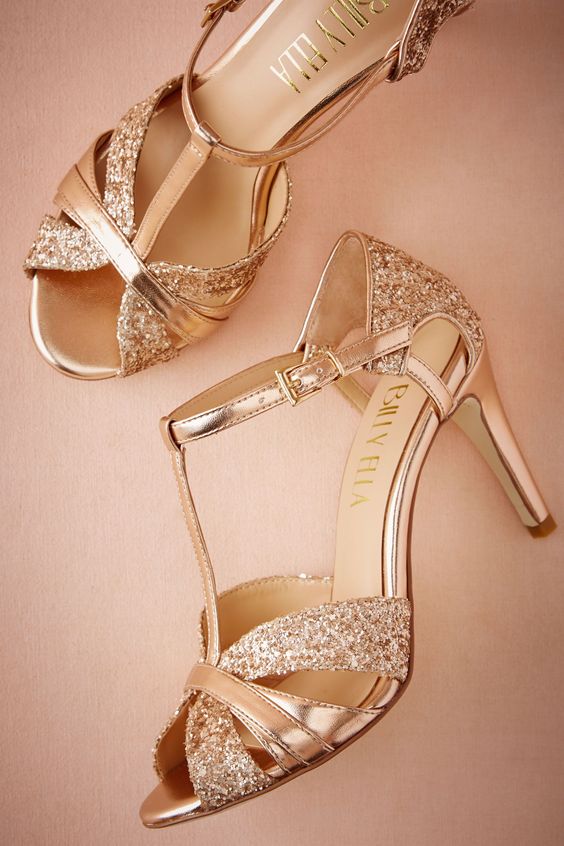  Drop-Dead-Gorgeous GOLD Wedding Shoes Ideas 