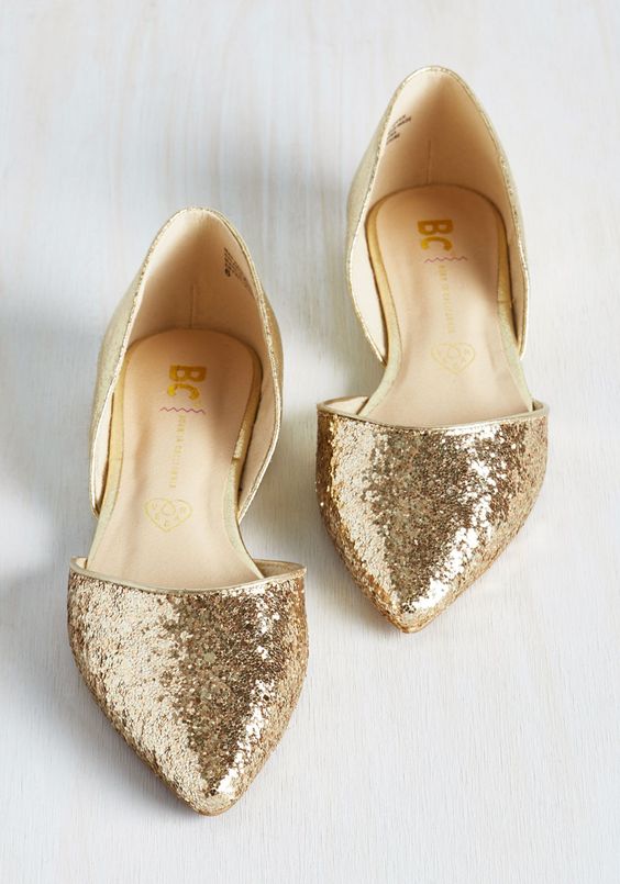  Drop-Dead-Gorgeous GOLD Wedding Shoes Ideas 