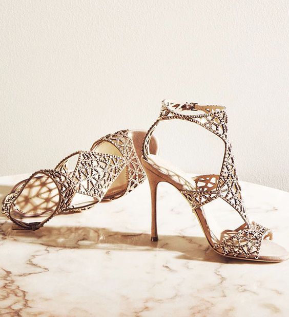  Drop-Dead-Gorgeous GOLD Wedding Shoes Ideas 