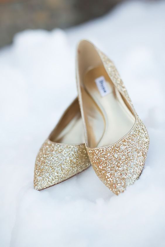  Drop-Dead-Gorgeous GOLD Wedding Shoes Ideas 