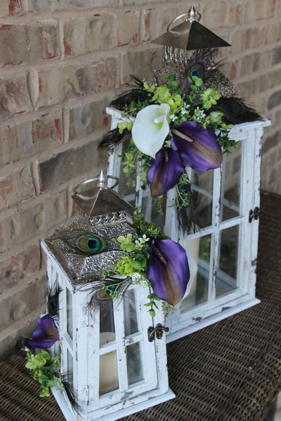 Wedding Decorations With Peacock Ideas