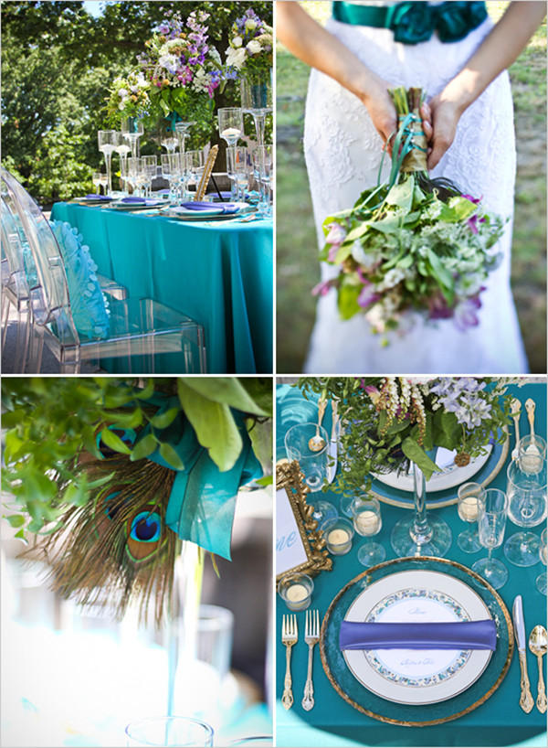 Wonderful Peacock Wedding Decorations