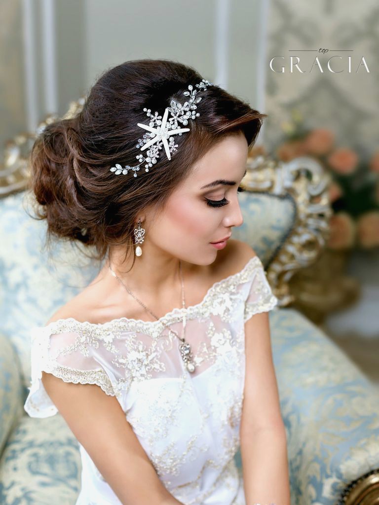 Topgracia Beach Wedding Hair Accessories