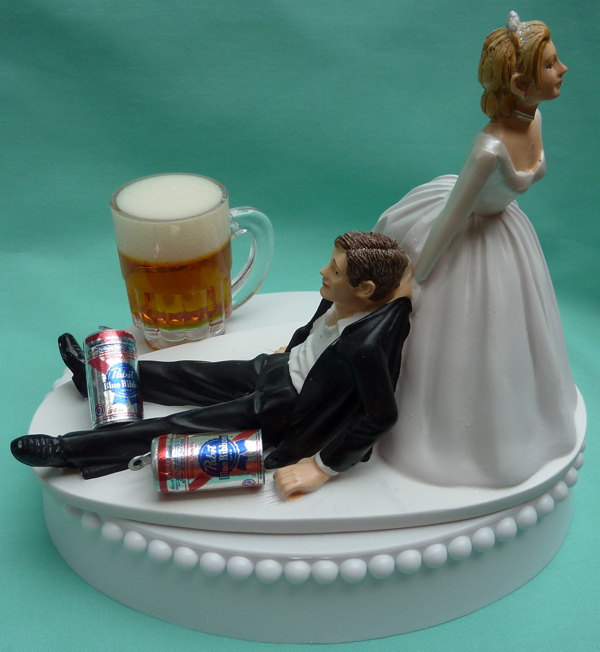 15 Funny Wedding Cake Toppers to Make Your Guests Laugh! | WeddingInclude |  Wedding Ideas Inspiration Blog