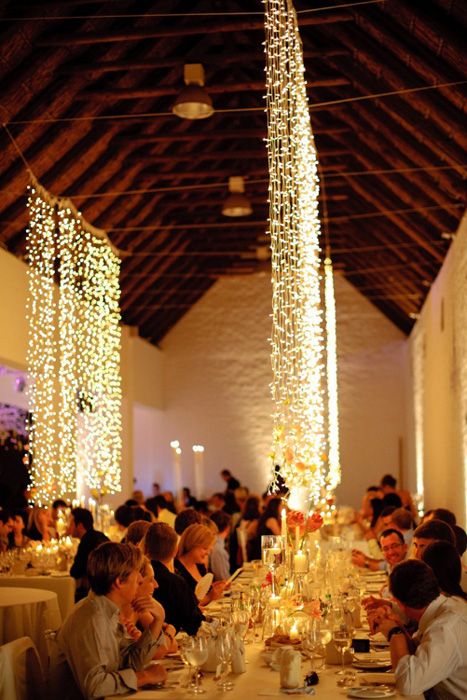 Light up Your Wedding with These 18 String Lights Ideas