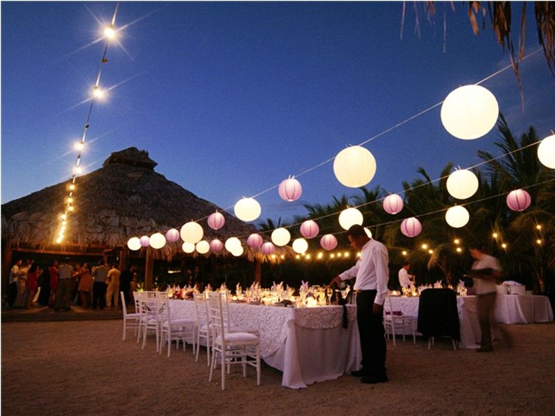 Light up Your Wedding with These 18 String Lights Ideas