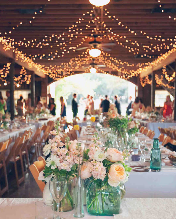 Light up Your Wedding with These 18 String Lights Ideas