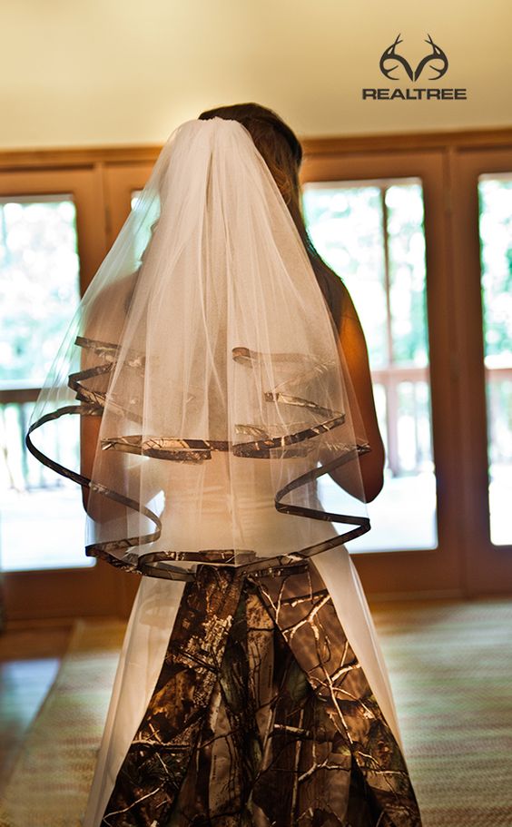  Realtree Camo Wedding Viel 