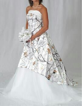  Camo wedding dress 