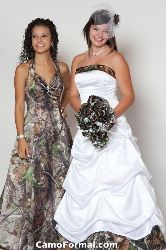  Camo wedding dress 