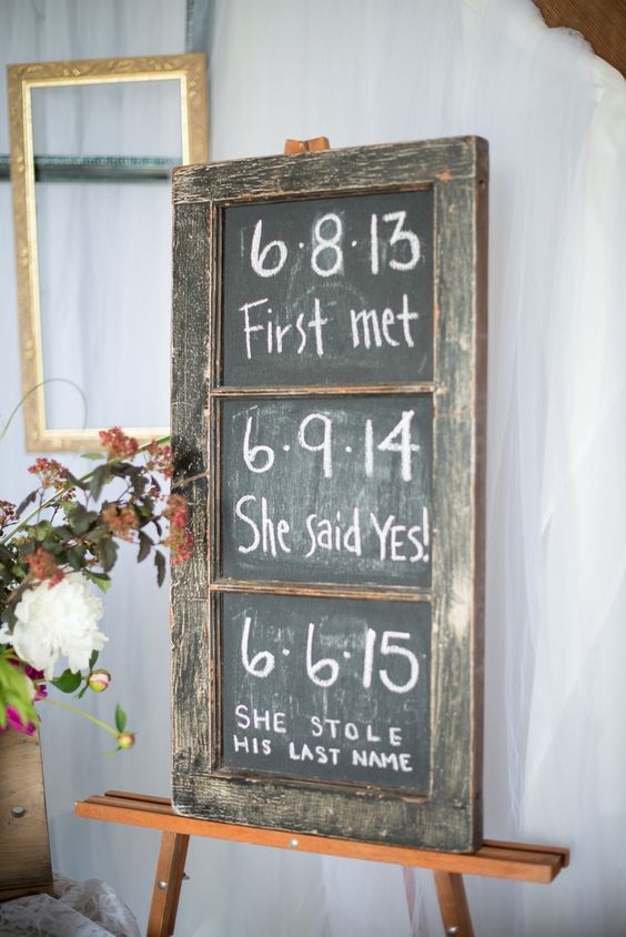  Rustic wedding sign ideas 