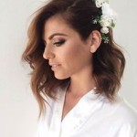 Chic and Stylish Wedding Hairstyles for Short Hair_49