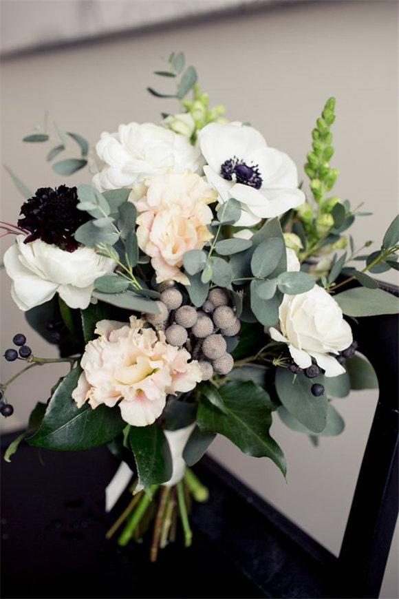 Vintage Speakeasy Style Wedding Bouquet