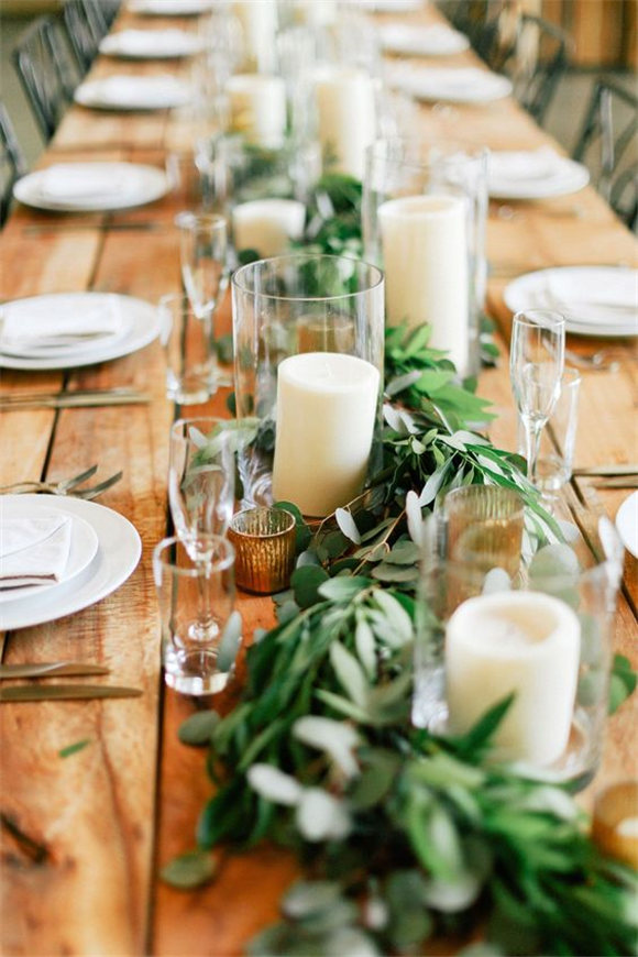 Fresh Wedding Trend: Greenery Only 