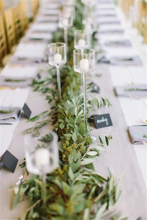 Use Greenery in your Wedding Decor and Save Money!