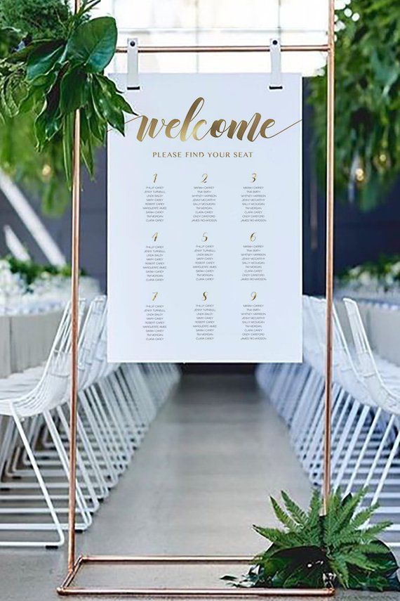 Creative and Eye-catching Wedding Seating Chart Creative and Eye-catching Wedding Seating Chart