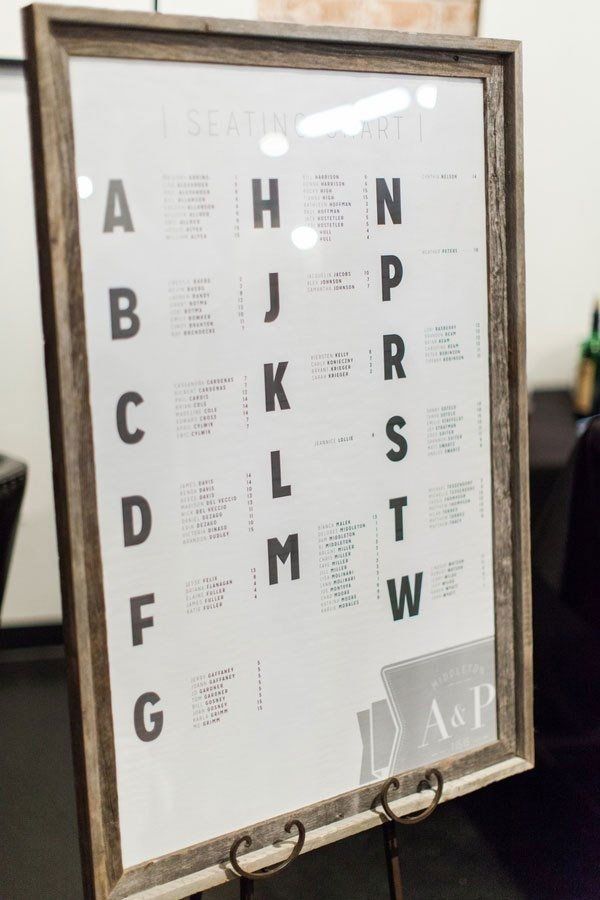 Creative and Eye-catching Wedding Seating Chart Creative and Eye-catching Wedding Seating Chart