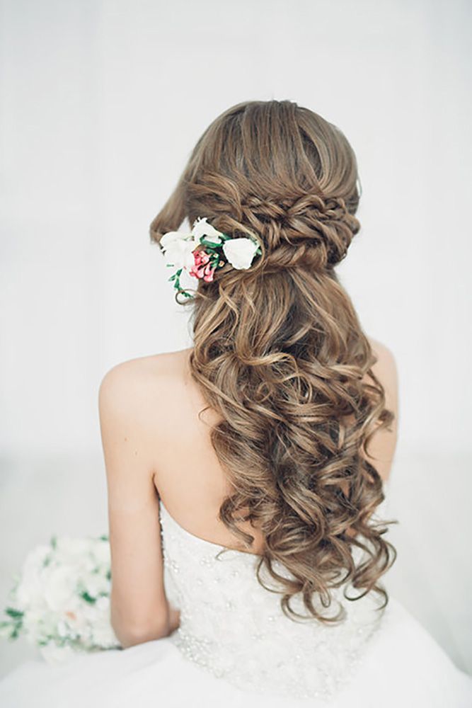 Half Up Half Down Wedding Hairstyles Every Bride Will Love