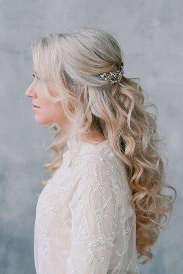 Half Up Half Down Wedding Hairstyles Every Bride Will Love