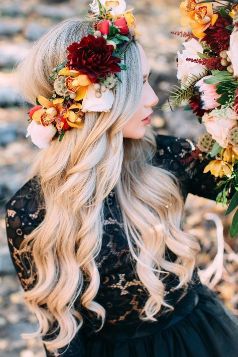 Romantic Flower Crowns for Spring and Summer Weddings