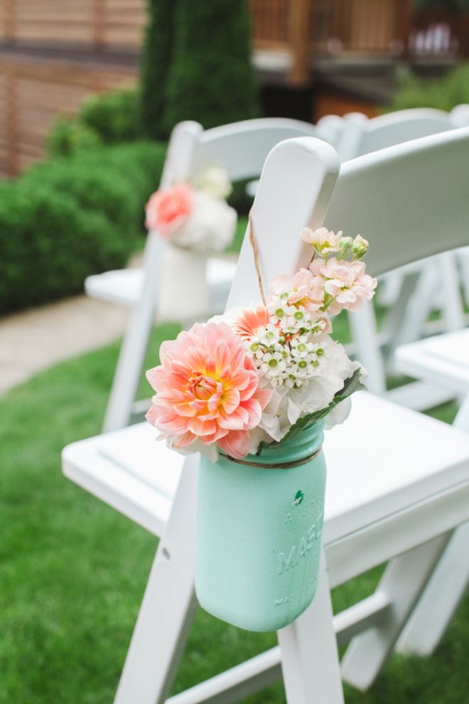 Summer Wedding Color Combos to Rock - Peach and Mint