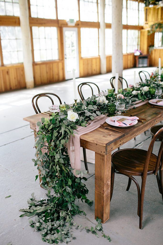 Romantic Greenery Wedding Centerpieces Romantic Greenery Wedding Centerpieces