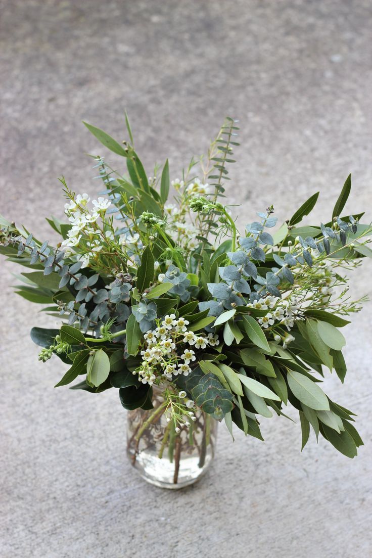 Romantic Greenery Wedding Centerpieces 