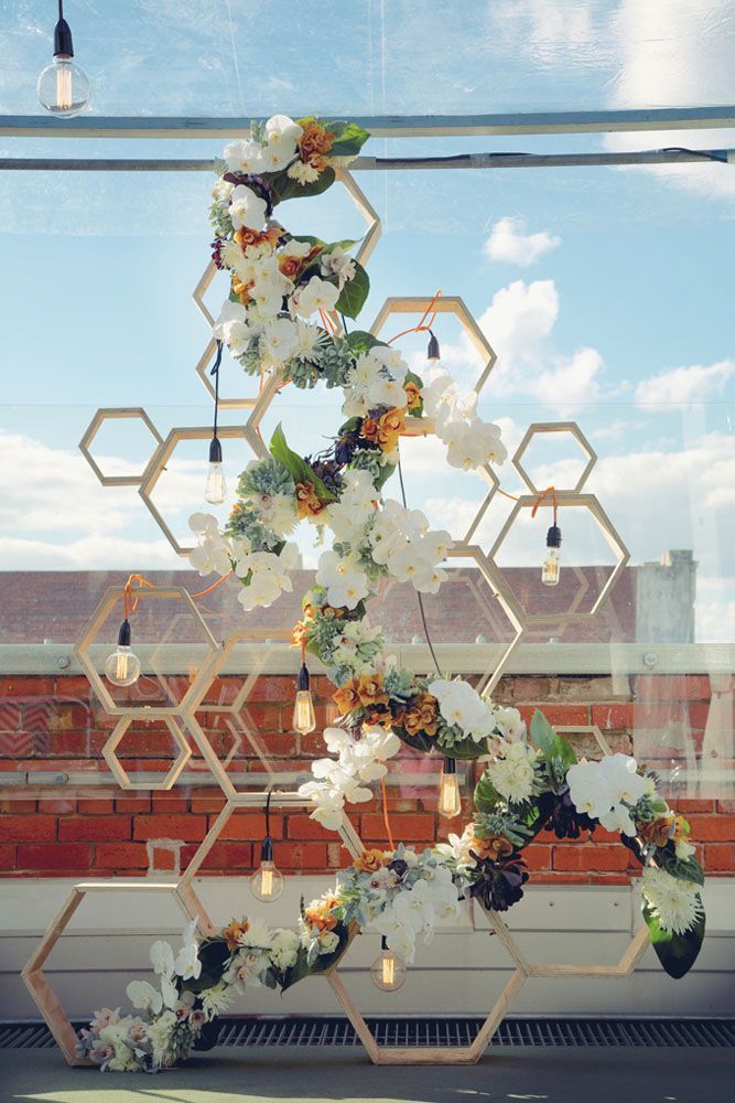 Creative and Stylish Geometric Wedding Decors