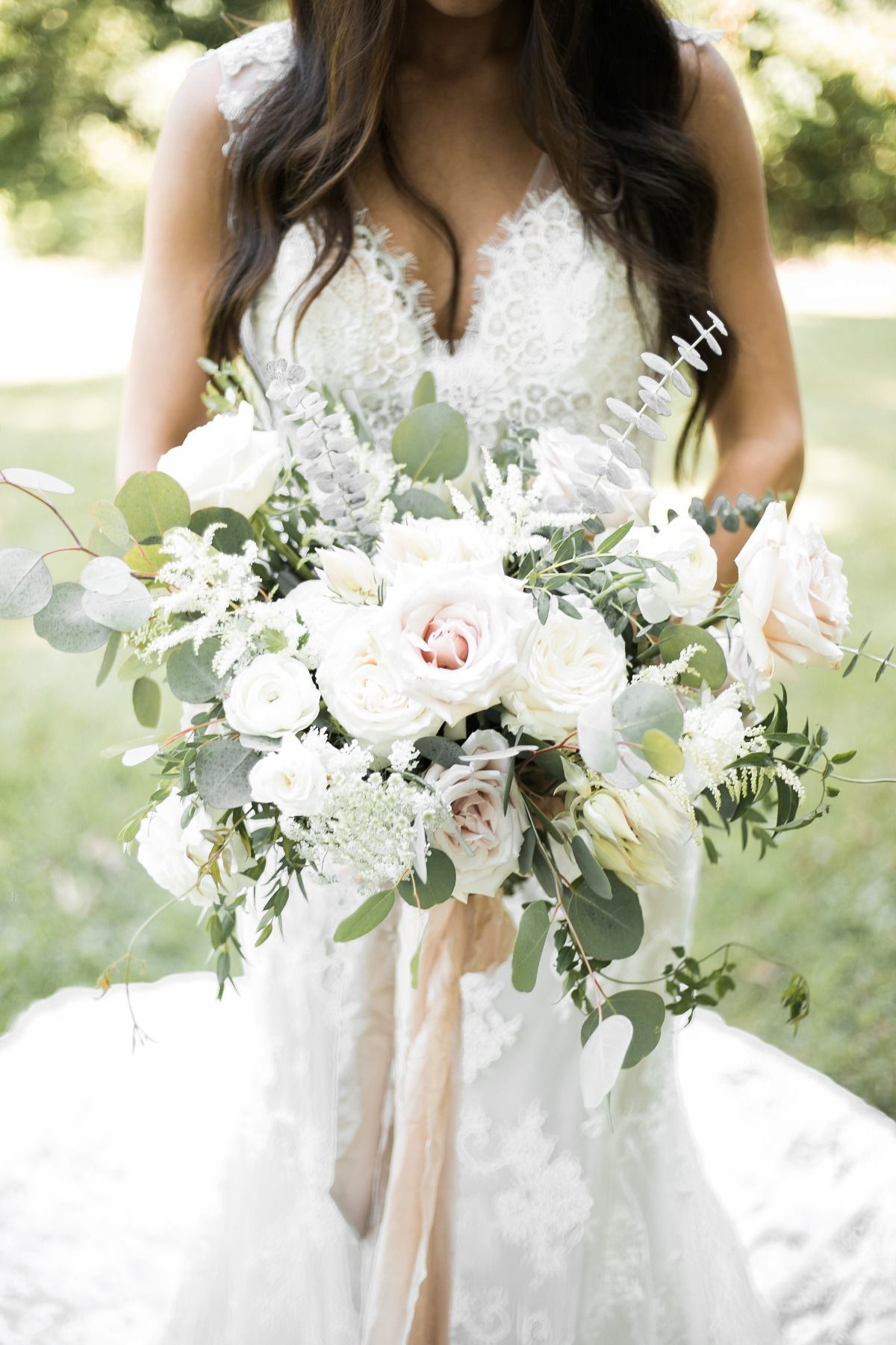 White Wedding Bouquets for Every Season