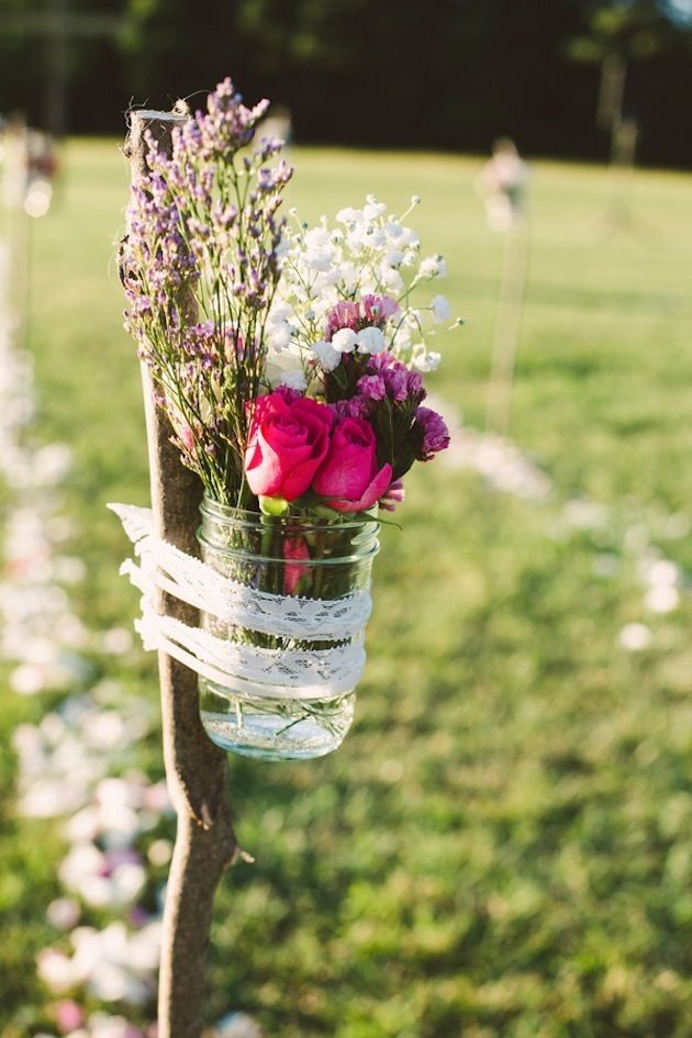 Creative Summer Wedding Aisle Decoration Ideas to Inspire