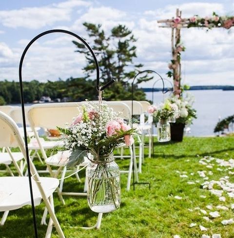 Creative Summer Wedding Aisle Decoration Ideas to Inspire