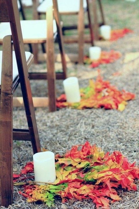 Fall Wedding Aisle Decorations to Blow Your Mind Away!