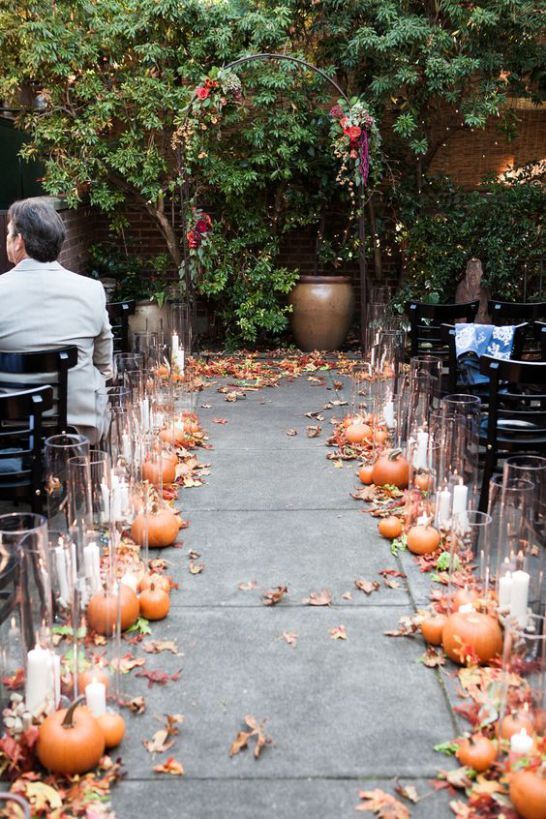 Fall Wedding Aisle Decorations to Blow Your Mind Away!