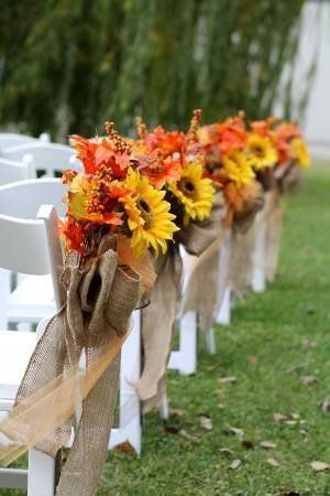 Fall Wedding Aisle Decorations to Blow Your Mind Away!