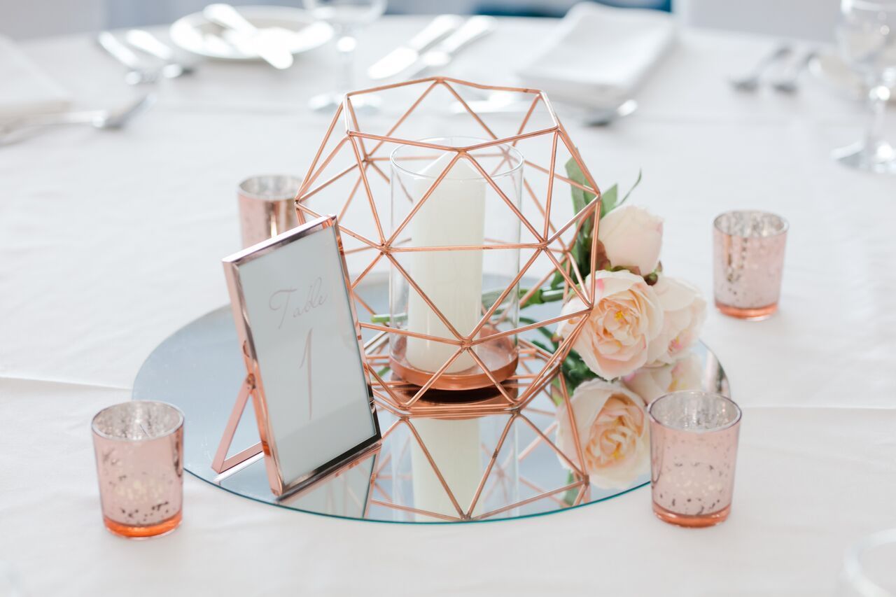 State-making Rose Gold Wedding Decorations Ideas