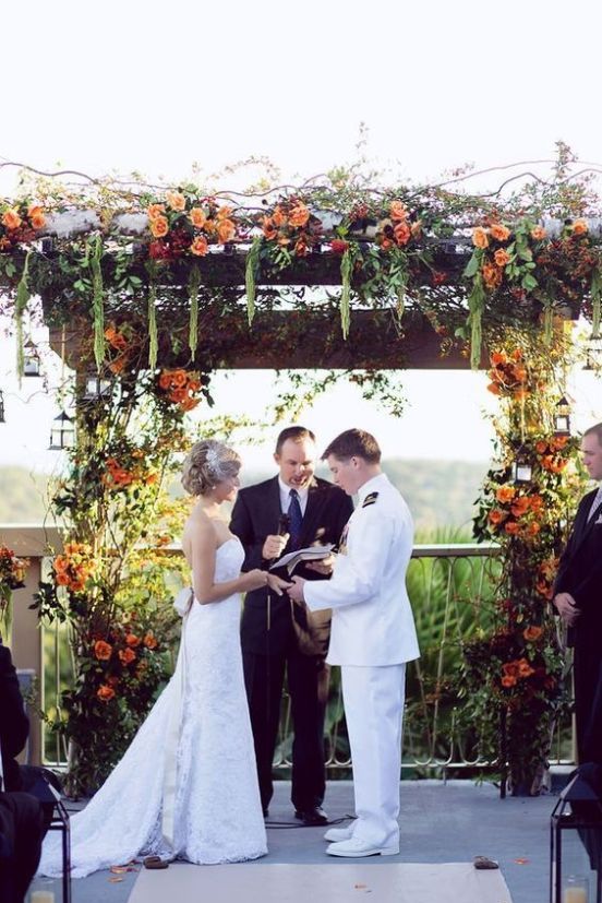 Sensational Fall Wedding Arch Ideas