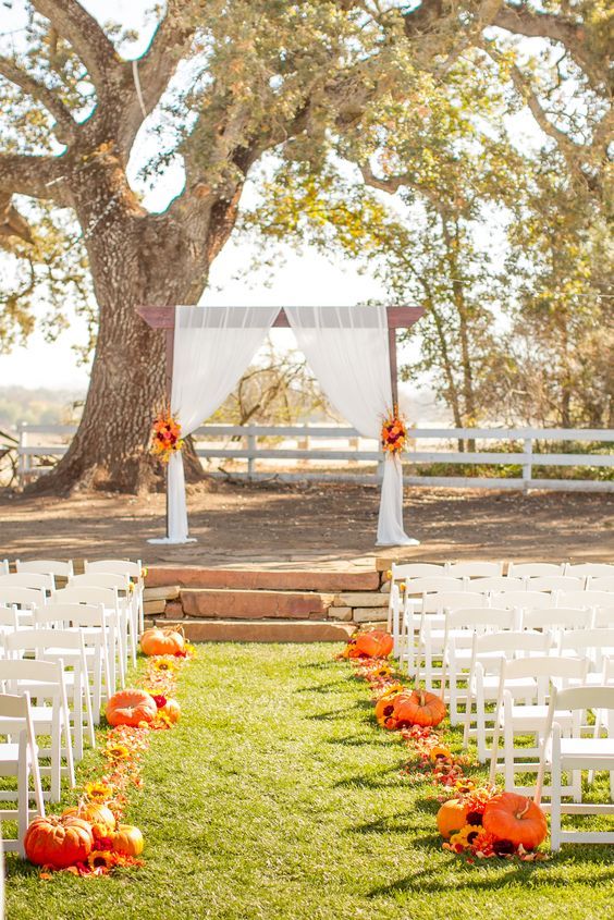 Sensational Fall Wedding Arch Ideas