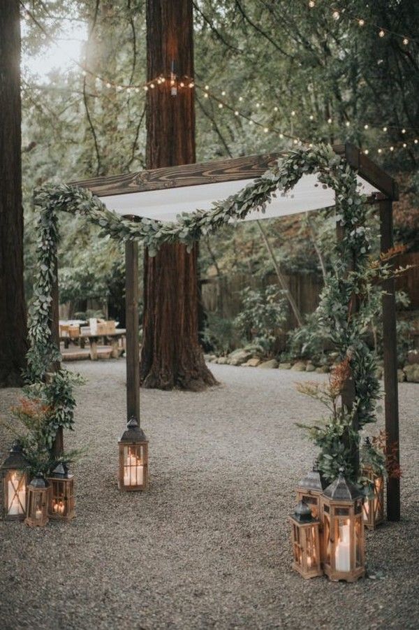 Sensational Fall Wedding Arch Ideas