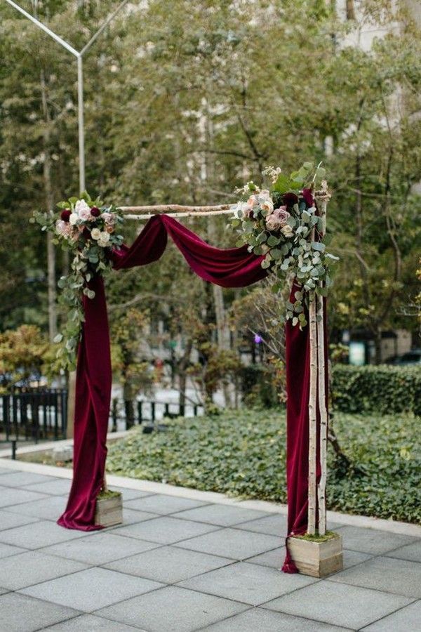 Sensational Fall Wedding Arch Ideas